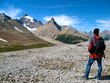 Hiker on Parker Ridge