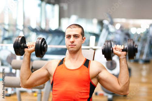 Photo: Man working out Man working out