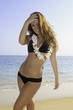 beautiful teenager in bikini