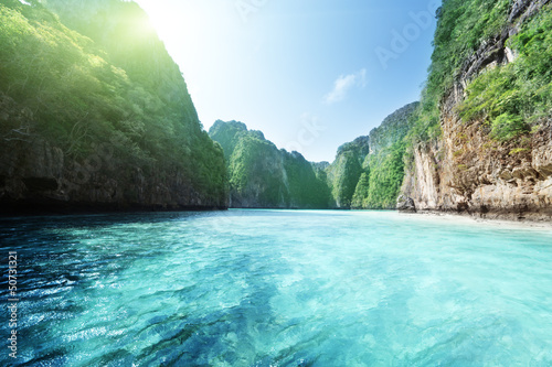 Photo: bay at Phi phi island in Thailand bay at Phi phi island in Thailand