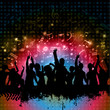 Grunge party background