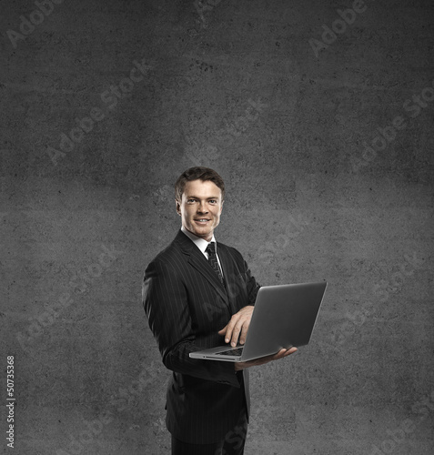 Photo: man with laptop man with laptop