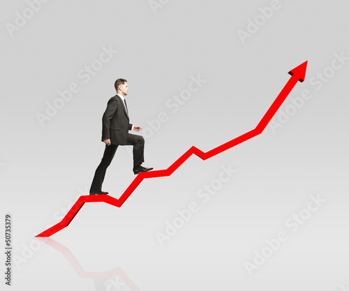 Photo: businessman walking businessman walking