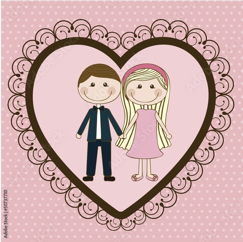 Vector: Illustration of love Illustration of love