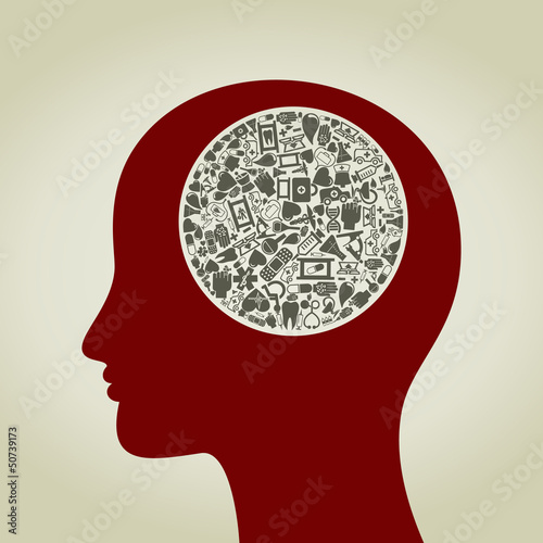 Vector: Head medicine2 Head medicine2
