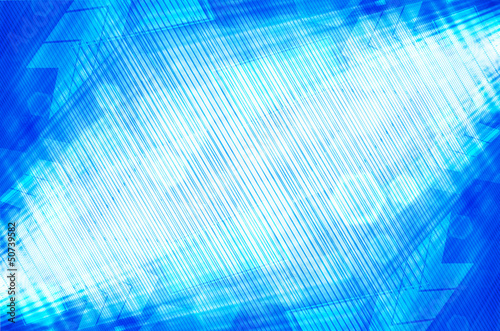 Illustration: Abstract blue technology background Abstract blue technology background