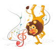 A Lion Dancing With Musical No...