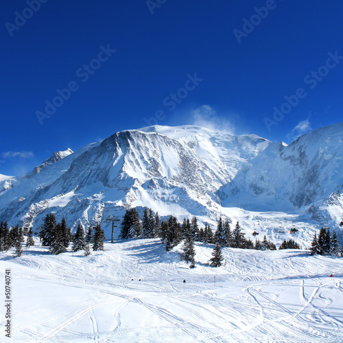 Photo: France - Mont-blanc (vu du Prarion) France - Mont-blanc (vu du Prarion)