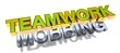 3D Goldzeichen - Teamwork - Mobbing I