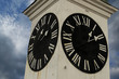 Clock tower in Novi Sad, Serbia