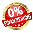 Button mit Banner " 0% FINANZIERUNG "