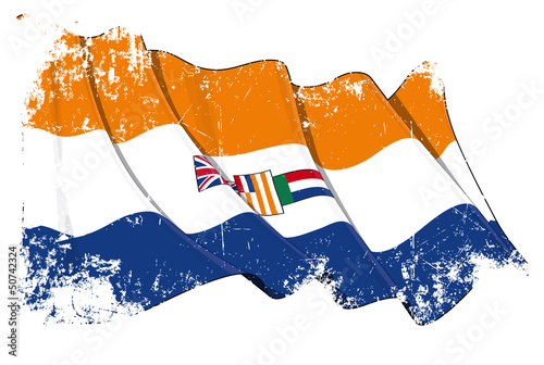 Illustration: South Africa 1928-1994 Flag Grunge South Africa 1928-1994 Flag Grunge
