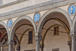 Hospital of the Innocents, loggia detail, Florence, Italy