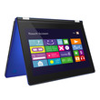 Convertible laptop with metro icons on display