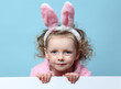 girl with rabbit ears