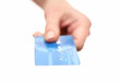 Credit card in hand