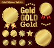 Goldsterne und Schleife
