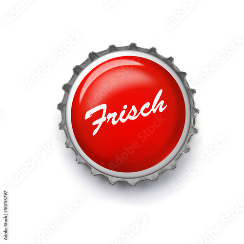 Illustration: Kronkorken "Frisch" Kronkorken "Frisch"