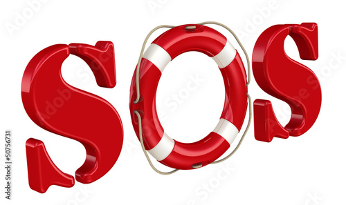Illustration: Сигнал "SOS" Сигнал "SOS"