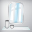 Mirror and cosmetics