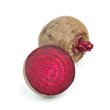 Beetroots isolated on white background