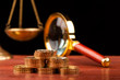 Foto: money and justice money and justice