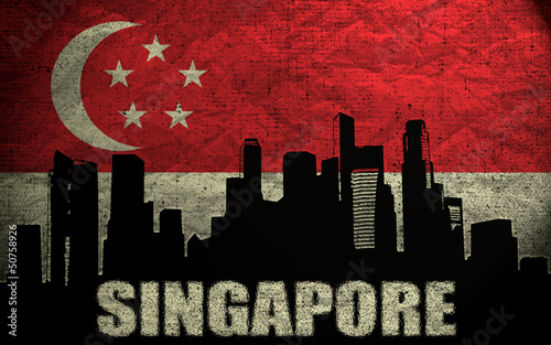 Illustration: View of Singapore View of Singapore