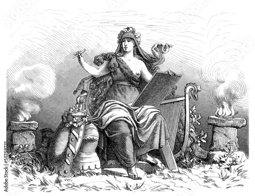 Illustration: Nordic/Germanic Goddess - Saga Nordic/Germanic Goddess - Saga