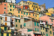 case colorate a riomaggiore cinque terre, italia