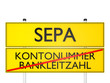 SEPA / Kontonummer, Bankleitzahl - 3D
