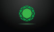 Concept Diamant vert Emeraude