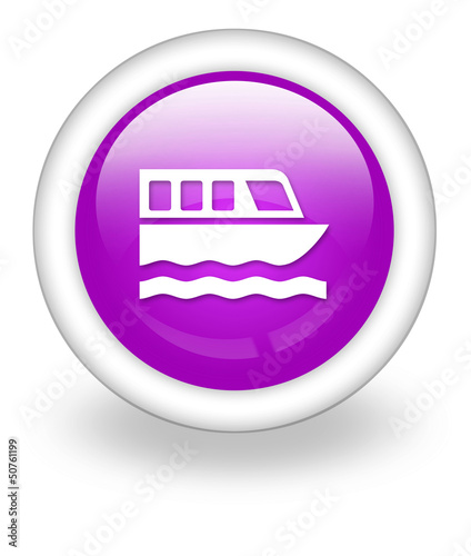 Illustration: Violet Icon "Boat Tour" Violet Icon "Boat Tour"
