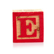 wooden cube alphabet
