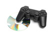 gamepad on white background