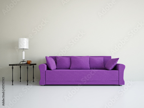 Illustration: Livingroom with sofa Livingroom with sofa