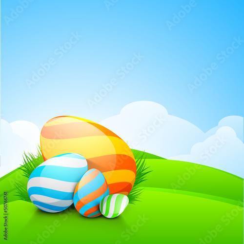 Vector: Happy Easter background. Happy Easter background.