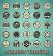 Vector Set: Mixed Holiday Labels and Icons