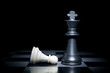 Pawn at the feet of the King