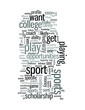 Sports Past Childhood