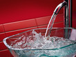 modern glass bathroom sink