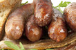 Salsicce e pancetta cotta alla brace