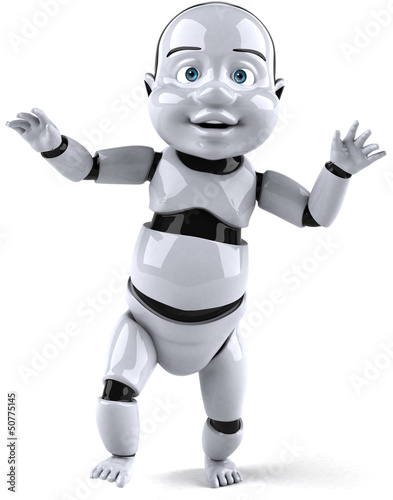Illustration: Baby robot Baby robot