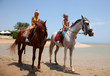 Children riding