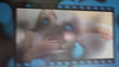 Video: Montage of movie strips with couples burn away Montage of movie strips with couples burn away