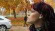 Street mannequin. Profile.