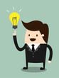 Businessman get the idea