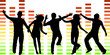 Illustration of people dancing