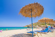 Holidays on the beach of Aegean Sea, Crete
