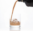 Irish cream on the rocks