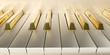 Gold Piano front